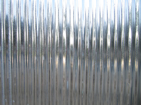 reflecting steel sheet roof