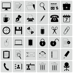 Office icons set