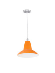 Orange hanging lamp