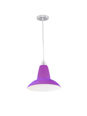 Purple hanging lamp