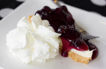 Blueberry cheesecake