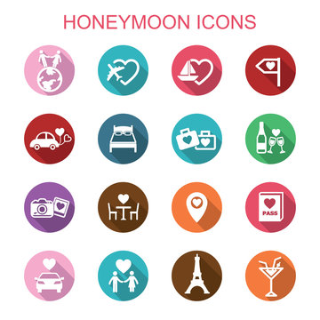 honeymoon long shadow icons