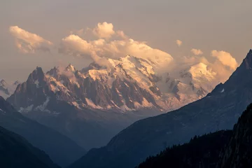 Printed roller blinds Mont Blanc Mont blanc massif