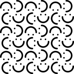 Seamless Monochrome Pattern