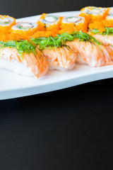 Salmon sushi