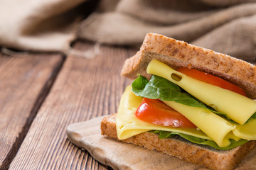 Fresh made Cheese Sandwich
