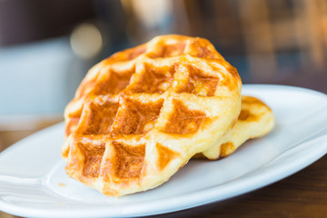 Waffle dessert