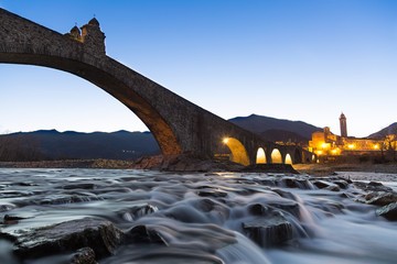 Old bridge over the river