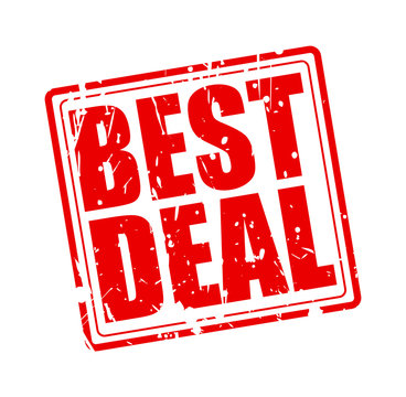 Best Deal Red Stamp Text