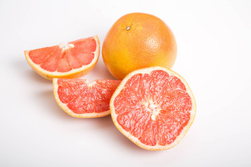 Fototapeta na wymiar Juicy Pink Grapefruit
