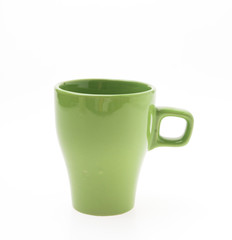 Green coffee cup