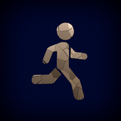 Man of the gold, broken.