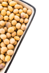 Soybean isolated on white background