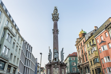 Fototapeta premium Saint Anne Column in Innsbruck, Austria.