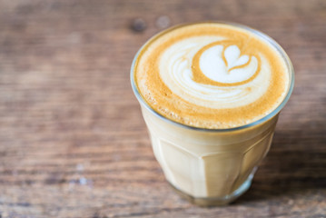 Latte coffee