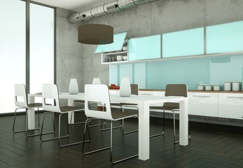 moderne Küche Interieur Design