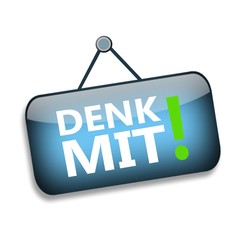 DENK MIT! - Anhänger