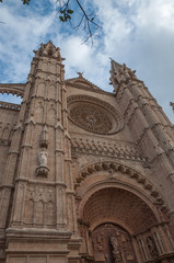 Fototapeta na wymiar La Seu cathedral, Palma de Mallorca, Spain