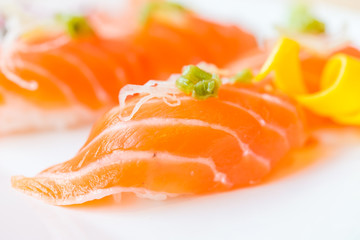 Salmon sushi