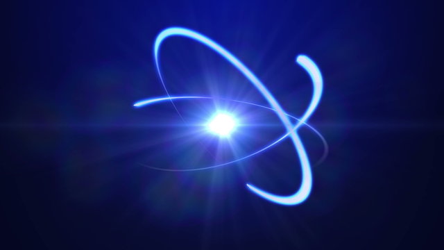 atom animated loop 4k
