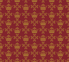 Seamless Damask Wallpaper