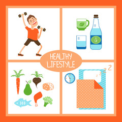 Healthy Lifestyle illustration