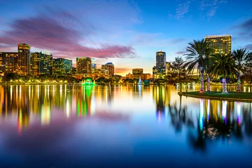 Zelfklevend Fotobehang Skyline van Orlando, Florida © SeanPavonePhoto