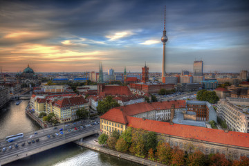 Fototapeta na wymiar Blick auf Berlin Mitte