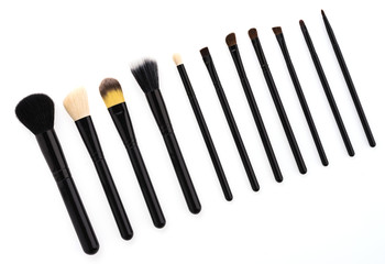 Make up brush isolated on white background