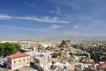 Panorama of Cappadocia from Ortahisar castle