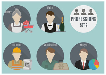 Profession people. Set 2