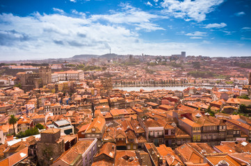 Fototapeta premium Beautiful view of Porto city, Portugal