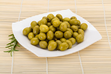 Green olives