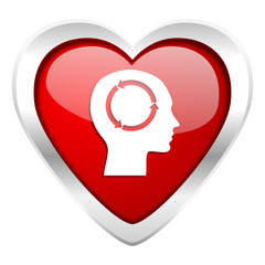 head valentine icon human head sign