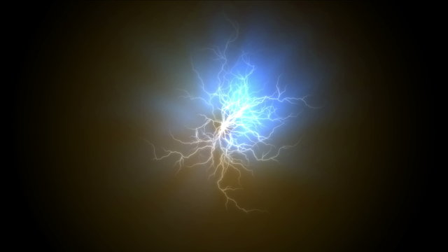 electro thunder light abstract 4k