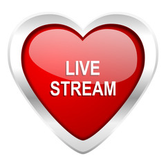 live stream valentine icon