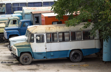 Old Soviet bus