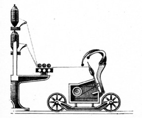 Scheme of Roberts' self-acting mule