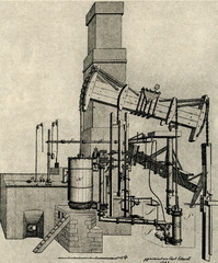 First steam engine in Prussia, 1785