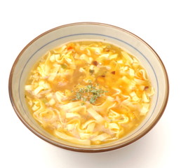 asiatische Nudelsuppe