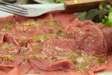 carpaccio de boeuf