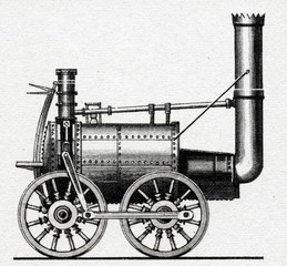 Sans Pareil locomotive by Timothy Hackworth , 1829
