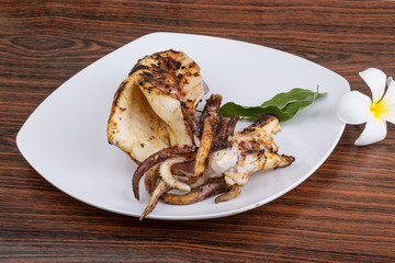 Grilled cuttlefish