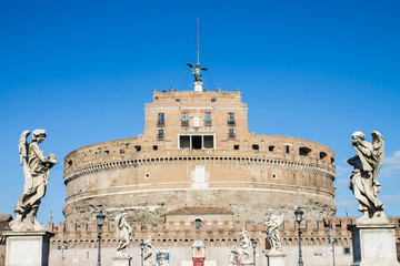 saint Angel castle in Rome