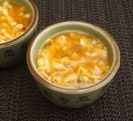 asiatische Nudelsuppe