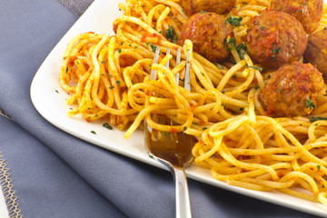 Spaghetti and Meatballs
