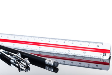 Zirkel Stift Ma&szlig;stab