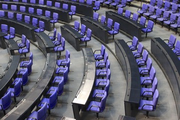 Sitze im Bundestag - obrazy, fototapety, plakaty