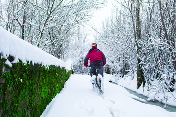 biker&nature&winter