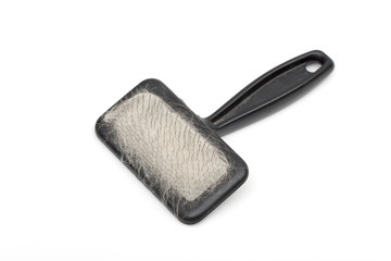 brush on the white background